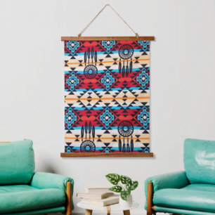 Native American Indian Southwest Art Wall Hanging Tapestry