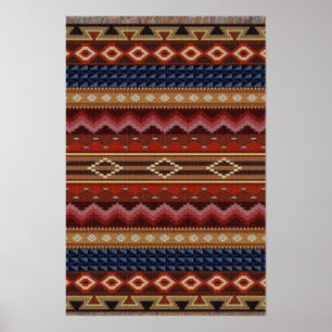 Native American Indian Southwest Pattern Poster
