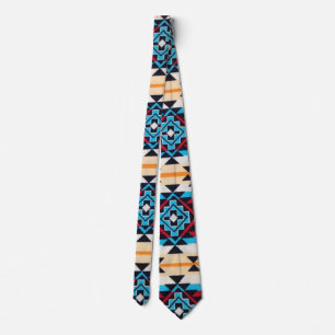 Native American Indian Southwest Pattern Tie