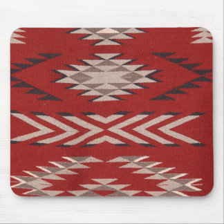 Native American Indian Southwest Red Pattern Mouse Mat