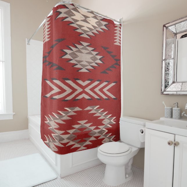 Native American Indian Southwest  Shower Curtain (In Situ)