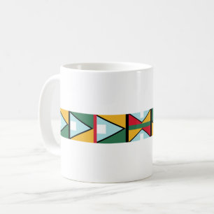 native american indian traditional textile motif s coffee mug