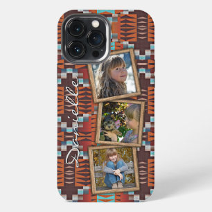 Native American Indian Tribal Pattern Custom iPhone 13 Pro Max Case