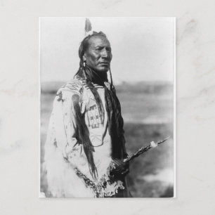 Native American Indian Vintage Portrait Postcard