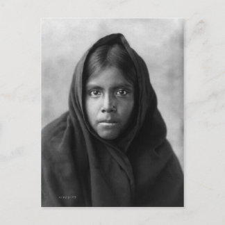 Native American Indian Vintage Portrait Postcard