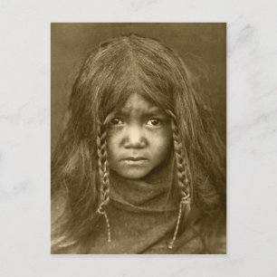 Native American Indian Vintage Portrait Postcard