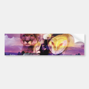 Native American Indian Warrior Bumper Sticker