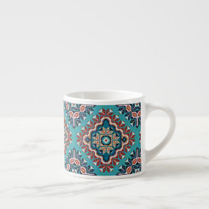 Native American Indians Navajo Mosaic Pattern Espresso Cup