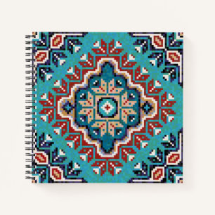 Native American Indians Navajo Mosaic Pattern Notebook