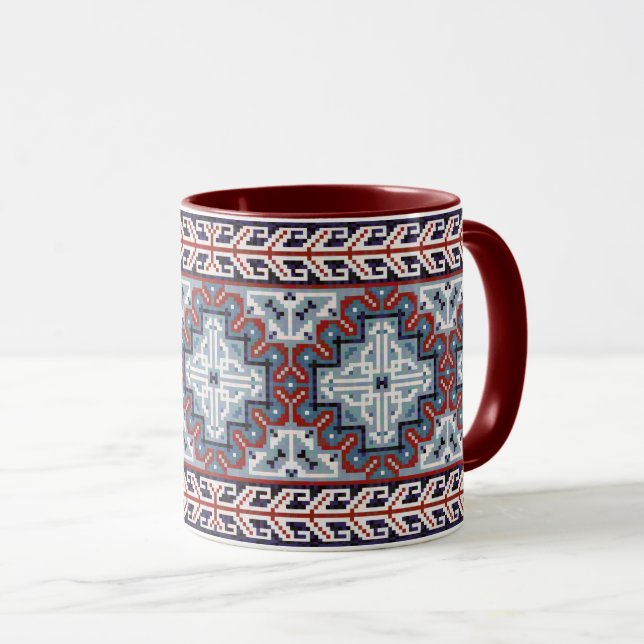 Native American Indians Navajo Pattern Mug (Front Right)