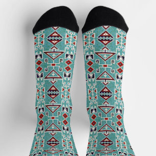 Native American Indians Navajo Pattern Socks