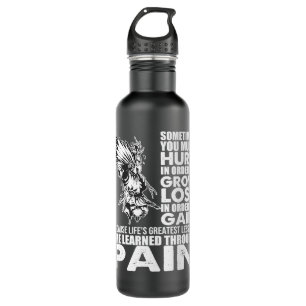 Native American Indigenous INSPIRED CHIEF. PAIN na 710 Ml Water Bottle