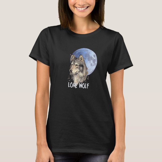 Native American Indigenous Tribe Wolf Wildlife Ill T-Shirt (Front)