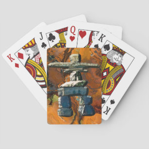 Native American Inuit Eskimo Inukshuk Card Deck