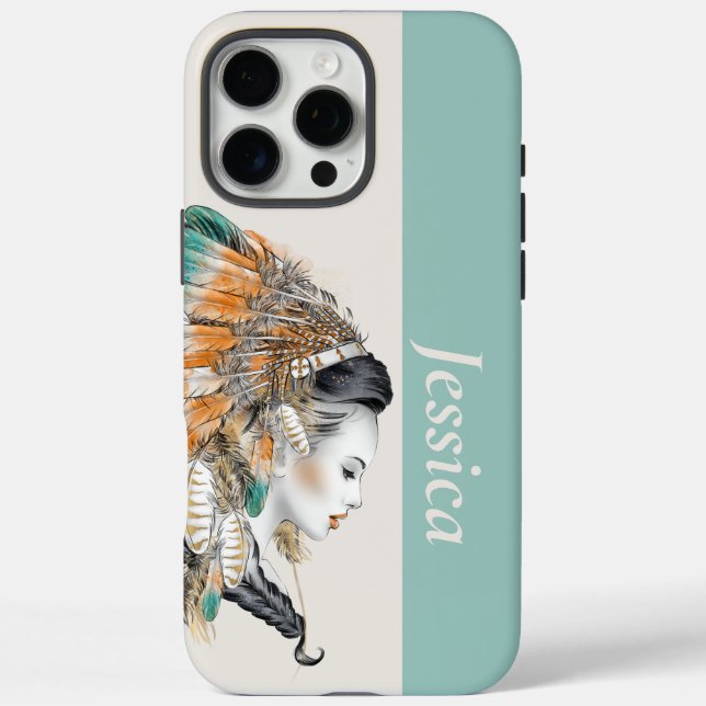 Native American iPhone 16 Pro Max Case (Back)