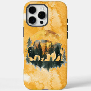 Native American iPhone Case with Buffalo