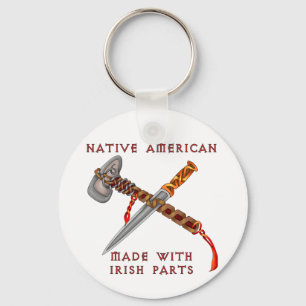 Native American/Irish Key Ring