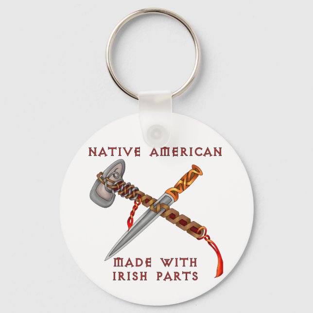 Native American/Irish Key Ring (Front)