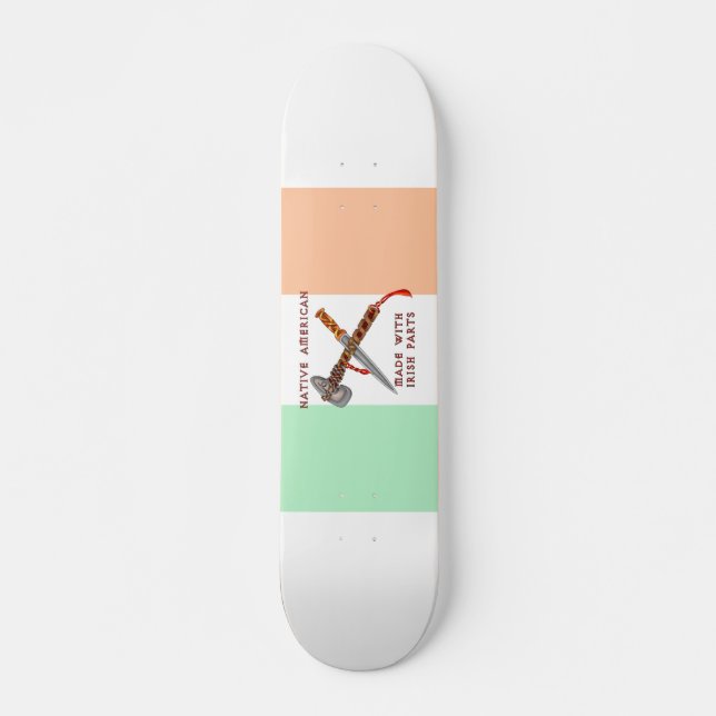 Native American/Irish Skateboard (Front)