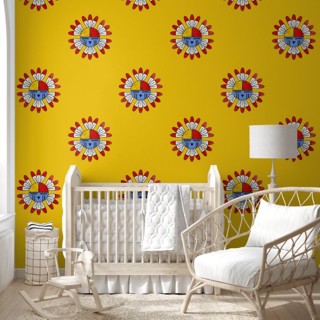 Native American KACHINA - TAWA Sun Mask 1 Wallpaper (Kids)