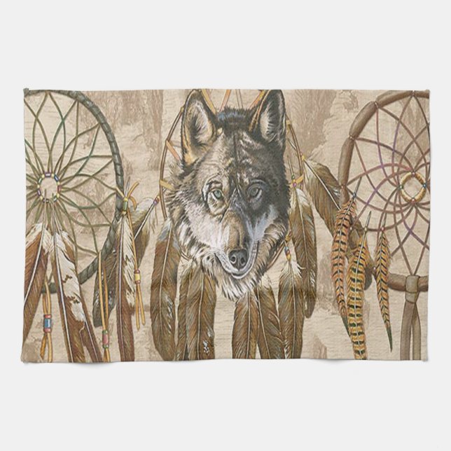 Native American Kitchen Towel (Horizontal)