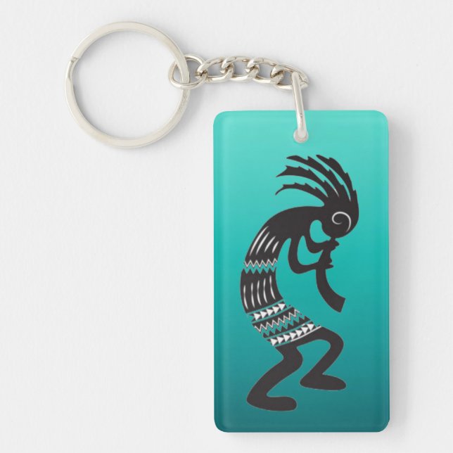 Native American Kokopelli Symbol Keychain (Front)