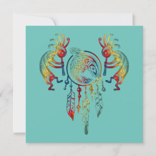 Native American Kokopelli Whale Dreamcatcher 1