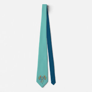 Native American Kokopelli Whale Dreamcatcher 1 Tie