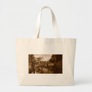 native american large tote bag