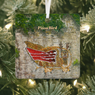 Native American Legend Piasa Bird  Metal Tree Decoration
