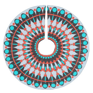 Native American Mandala Brushed Polyester Tree Skirt