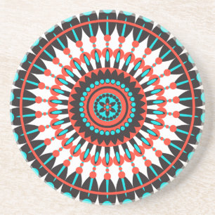 Native American Mandala Coaster