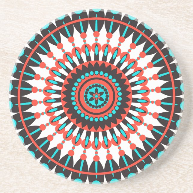 Native American Mandala Coaster (Front)