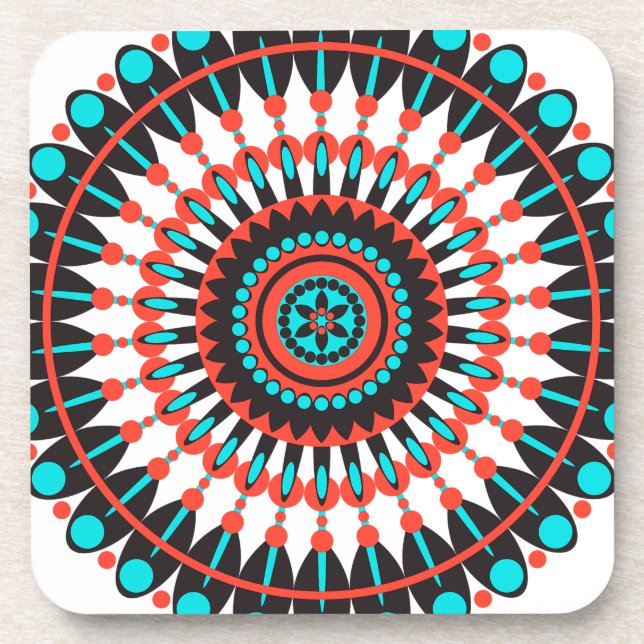Native American Mandala Coaster (Front)