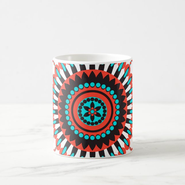 Native American Mandala Coffee Mug (Center)
