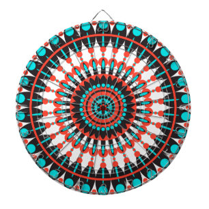 Native American Mandala Dartboard