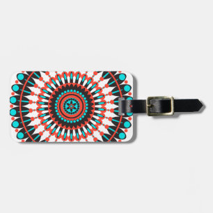 Native American Mandala Luggage Tag