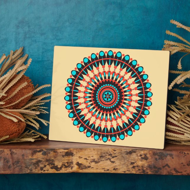 Native American Mandala Plaque (Side)