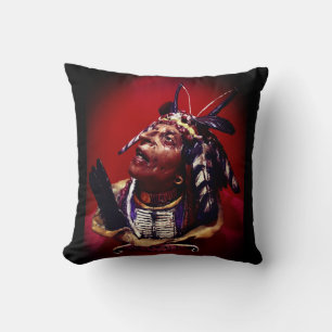 Native American "Medicine Man" Cushion