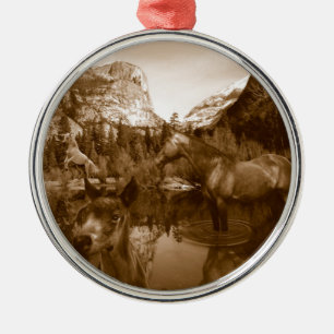 native american metal tree decoration