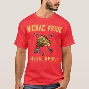 Native American Micmac pride spirit  T-Shirt