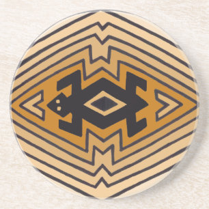 Native American Mimbres Bear Coaster