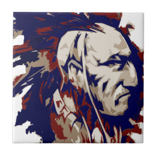 Native American Mohawk Tile