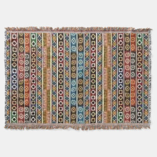 Native American Multi Coloured throw blanket