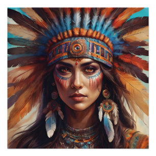 Native American no 3 Poster