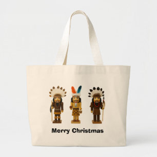 Native American Nutcracker Christmas Tote Bag