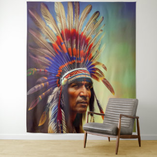Native American Ojibwe Tapestry