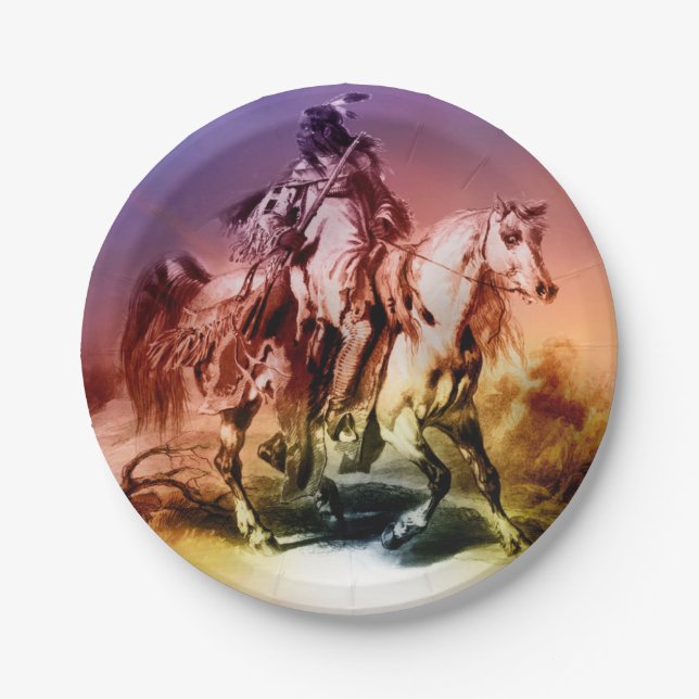 Native American Paper Plate (Front)