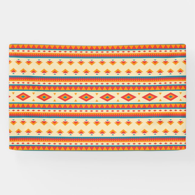 Native American Pattern Banner (Horizontal)
