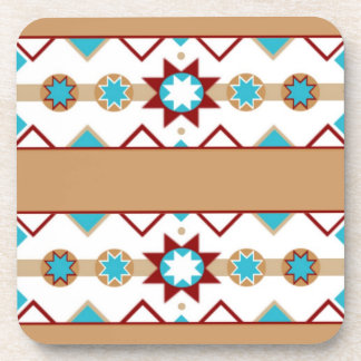 Native American Pattern Cork Coaster